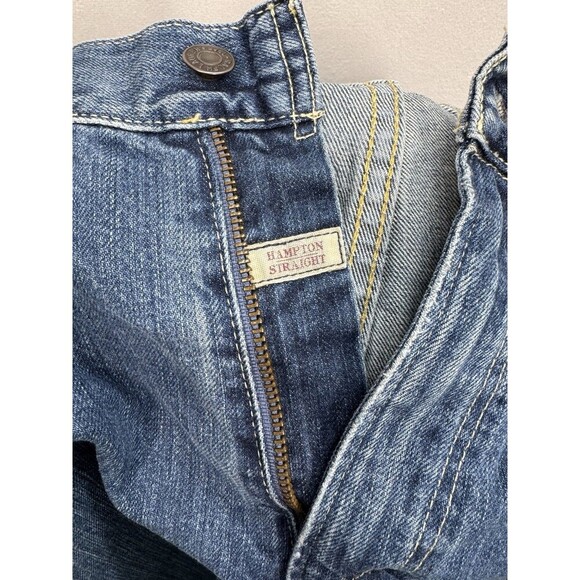Polo Ralph Lauren Hampton Straight Jeans Mens 42x32 Blue Denim 100% Cotton - Picture 3 of 10